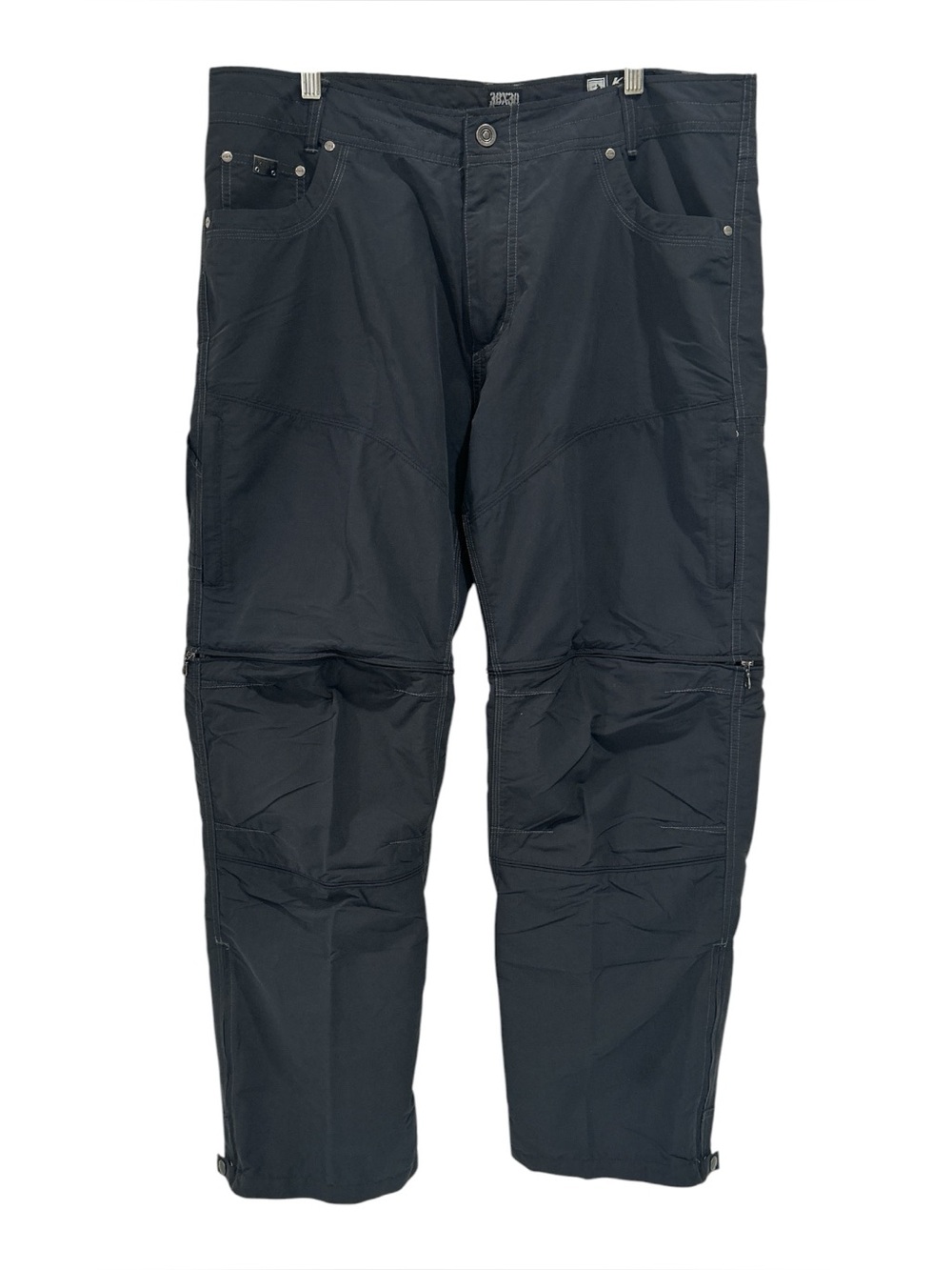 Kuhl Liberator Convertible Stealth Zip Off Pants Shorts in Slate Gray - 38x30